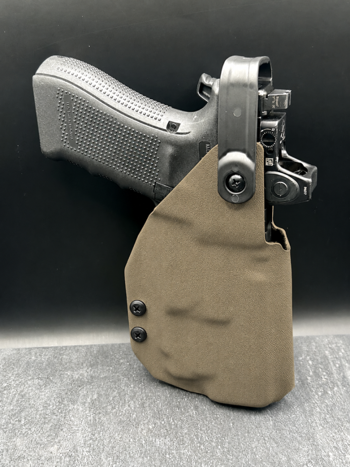 Camulos - Glock 19/45/49 OWB-Holster Lvl 2 - FDE Flat Dark Earth