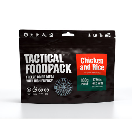 Tactical Foodpack Chicken and Rice - 100% natural food Tactical Foodpack Chicken and Rice - 100% natural food