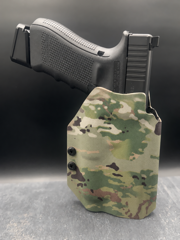 Lugus - Multifit OWB-Holster Lvl 1 - Olight PL-3S/R Valkyrie - Multicam Standard